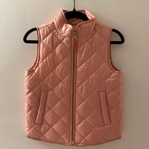 Crewcuts Quilted Peach Vest for Kids